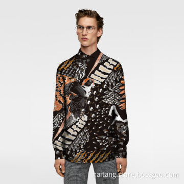 Digital Printing Fabric Calico Cloth Man Shirt Fabric